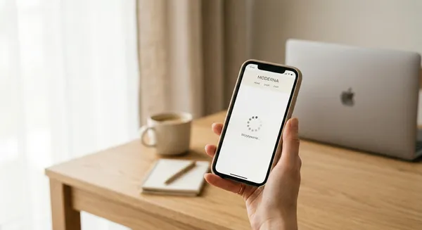 Smartfon z wolno ładującą się stroną e-commerce – wpływ szybkości strony na sprzedaż